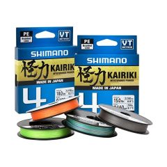 Fir textil Shimano Kairiki 4 PE Braid Mantis Green 0.13mm/7.4kg/300m