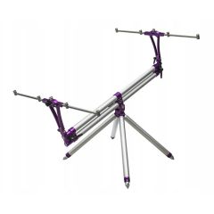 Rod pod Dayko Compact Bitubo Silver Purple, 3/4 posturi