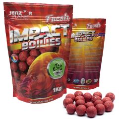 Boilies Senzor Impact Fresh Boilies, Usturoi, 20mm, 1kg