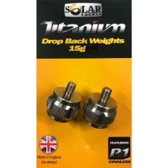 Solar Titanium IPRO Drop Back Weights 15g