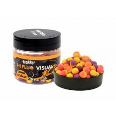 Boilies Trakko Hi Fluo Visual Orange and Chocolate 6mm