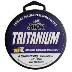 Fir monofilament Sufix Tritanium Neon Chartreuse 0.25mm/5kg/300m
