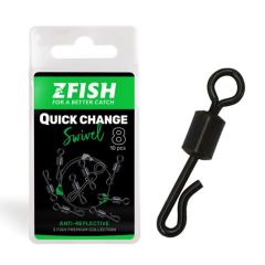 Varteje ZFish Quick Change Swivel Matt Nr.12, 20kg