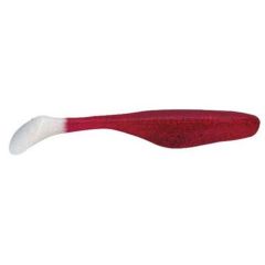 Shad Bass Assassin Turbo Shad Bloody White 4"