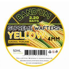 Wafters 2.20 Baits Supreme Bandum Wafters Yellow 4mm