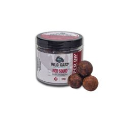 Boilies WLC Carp Super Dip Red Squid Squid-Capsuna 24mm 120g