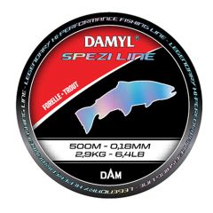 Fir monofilament D.A.M Damyl Spezi Line Trout 0.18mm/2.9kg/500mn