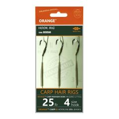 Montura Orange Carp Hair Rigs Series 2 Nr.4/25lb