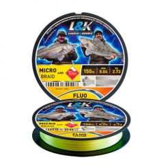 Fir L&K Micro Braid Fluo Yellow 0.16mm/9.09kg/150m