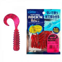 Grub Owner Rock'N Bait Cultiva RB-3 3.5cm, culoare 32 Shrimp Red