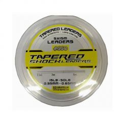 Fir monofilament Asso Tapered Shock Leader Clear 0.20-0.57mm/5x15m