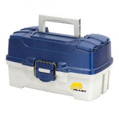 Cutie Plano Two Tray Blue Tackle Box