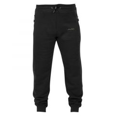 Pantaloni Avid Carp Distortion Black Jogger, marimea XL