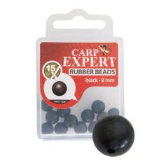 carp expert rubber beads black