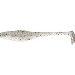 Shad Dragon Belly Fish 8.5cm - White/Clear - Black Glitter