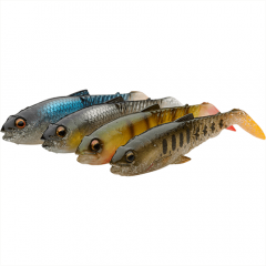 Craft Cannibal Paddletail 10.5cm, Clear Water Mix Shad Savage Gear