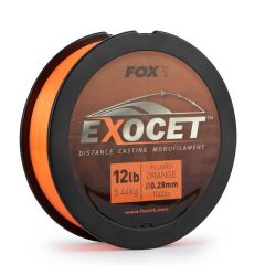Fir monofilament Fox Exocet Fluoro Orange Mono 0.26mm/4.90kg/1000