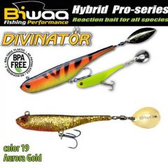 Shad Biwaa Divinator Mini 9.5cm/9g, culoare Aurora Gold