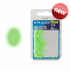 P-Line Pucci Soft Green Egg Glow Beads 10mm