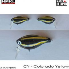 Vobler HMKL Crank 33TR F(Custom Painted) 3.3cm/3.3g Colorado Yellow