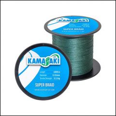 Fir textil Kamasaki Super Braid Green 0.15mm/11.6kg/1000m