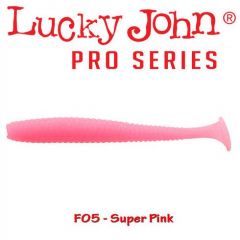 Shad Lucky John S-Shad Tail 7.1cm, culoare Super Pink - 7 buc/plic