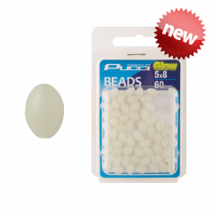 P-Line Pucci Soft Natural Egg Glow Beads 8mm
