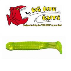 Grub Big Bite Baits Paddle Tail Chartreuse 3,25"