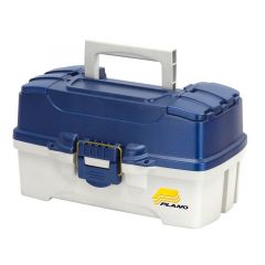Valigeta Plano Two-Tray Tackle Box Blue/Off White