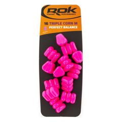 Porumb artificial Rok Fishing Triple Corn M Perfect Balance - Pink
