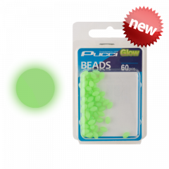 P-Line Pucci Soft Green Round Glow Beads 8mm