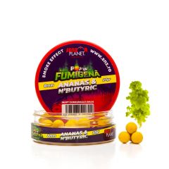 Boilies Senzor Fumigena Pop-Up Ananas & N'Butyric 8mm