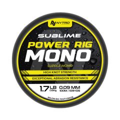 Fir monofilament Nytro Sublime Power Rig 0.09mm/0.8kg/100m