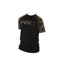 Tricou Fox Black Camo Chest Print T-Shirt, marime S