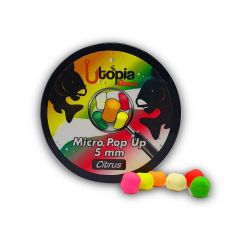 Boilies Utopia Baits Fluoro Micro Pop-up Mix 5mm