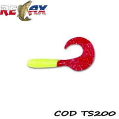 Grub Relax Twister VR3 6cm, culoare 200 - 15buc/plic