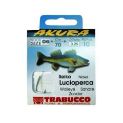 Carlige Trabucco Akura Zander Legate nr.2 - Fir 0.30mm