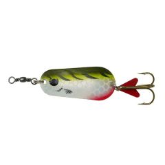 Lingura Oscilanta DAM Effzett Standard Spoons, 22g, Culoare Olive Chartreuse Tiger UV