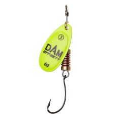 Lingura Rotativa DAM Effzett Spinner With Single Hook, 4g, Culoare Yellow