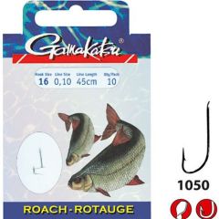 Carlige legate Gamakatsu Roach Nickel Nr.16/0.10mm