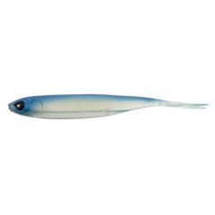 Shad Lucky John 3D Makora Split Tail 7.6cm, culoare 001 - 7buc/plic