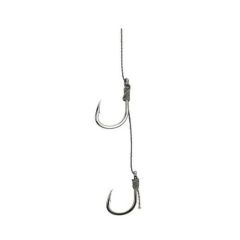 Carlige legate UniCat Hair Rig 2/0, 67kg, 120cm