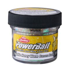 Worm Berkley PowerBait Power Honey Worm 2.5cm, culoare Natural