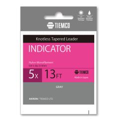 Fir monofilament Tiemco Indicator Leader 3X 13ft