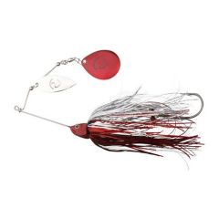 Spinnerbait Savage Gear Da'Bush Nr.3/32g, culoare Red Silver Flash