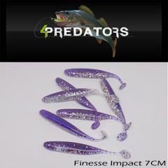 Shad 4Predators Finesse Impact Standard 7cm, culoare S030