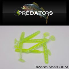 Shad 4Predators Worm Shad Standard 8cm, culoare S030