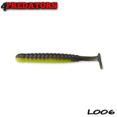 Shad 4Predators Worm Shad Laminat 8cm, culoare 006 - 6 buc/plic