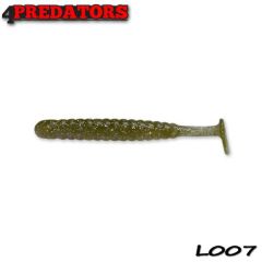 Shad 4Predators Worm Shad Laminat 8cm, culoare 007 - 6 buc/plic