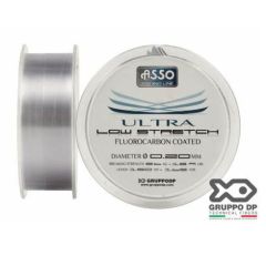 Fir monofilament Asso Ultra Low Stretch Smoke 0.60mm/38kg/50m